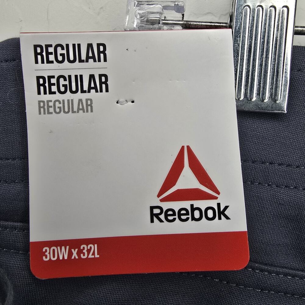 Reebok Tapered Pants NWT Men's Size 30x32 Navy Blue NEW - Picture 3 of 10